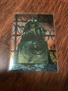 BATMAN MASTER SERIES CHROMIUM CHASE 1 OF 2 CARD 1995 SKYBOX DC COMICS - Picture 1 of 2
