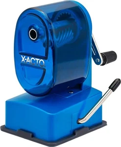 X-Acto Bulldogge Vakuumhalterung manueller Bleistiftspitzer, BLAU - Bild 1 von 3