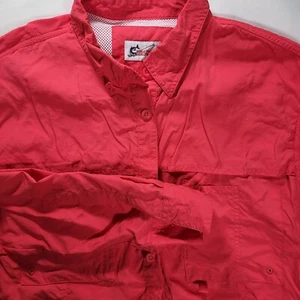 World Wide Sportsman Women's XL Pink Long Sleeve Vented Fishing Camping Shirt - Picture 1 of 9