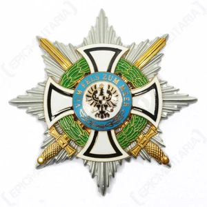 Star of the Grand Cross of the House Order of Hohenzollern - Repro Badge WW1 New - Picture 1 of 3