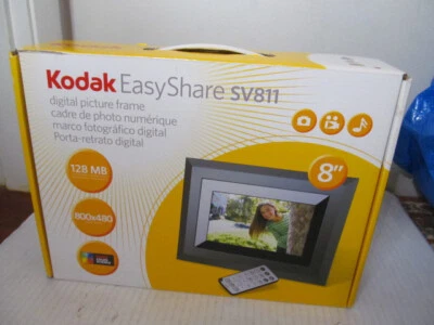Kodak EasyShare SV811 8" Digital Photo Frame Plays Photos, Video & Music - Image 1 of 4