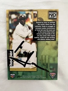 Carl Hooper hand signed cricket cards - Picture 1 of 2