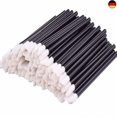 CLYHON 100 Stück Wimpernbürste Einweg, Applikator Pinsel,Mikrobürstchen,Einweg Mi