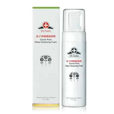 Dr. Satin Caviar Pore Deep Cleansing Foam 180ml /6.0fl.oz. Made In Taiwan - Image 1 of 3