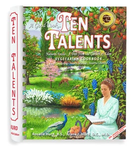 Ten Talents Cookbook, A Diet from the Garden of Eden Vegetarian Natural Food - Picture 1 of 2