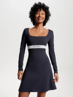 Мини-платье Tommy Hilfiger с длинным рукавом покрой с широкой юбкой [Gr. XS] Женское платье новый - Изображение 1 из 3