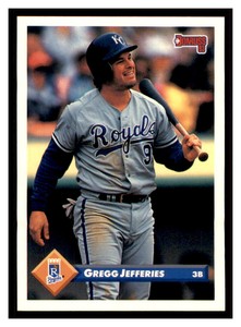 1993 Donruss #307 GREGG JEFFERIES Kansas City Royals ~E6C