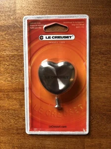 Herzförmiger Knopf LE CREUSET Edelstahl für Signature Gusseisen Kochgeschirr - Bild 1 von 6