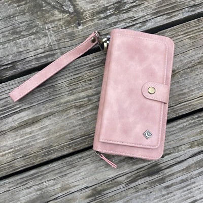 Leather  Wallet Case For iPhone 12+, 13+ And Others Around The Same Size - Image 1 of 4
