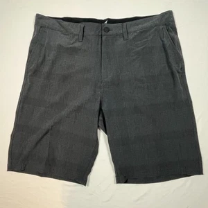 Atlantis Weathergear Shorts W 38 Charcoal Plaid Performance Fishing Hiking Short - Picture 1 of 7
