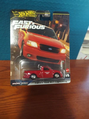 2025 Hot Wheels  Premium Fast & Furious   FORD F-150 SVT LIGHTNING 1/5 RED 🆕 - Image 1 of 4