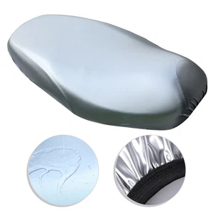 Easy Install Silver Motorcycle Cushion Cover Waterproof for All Models - Picture 1 of 12