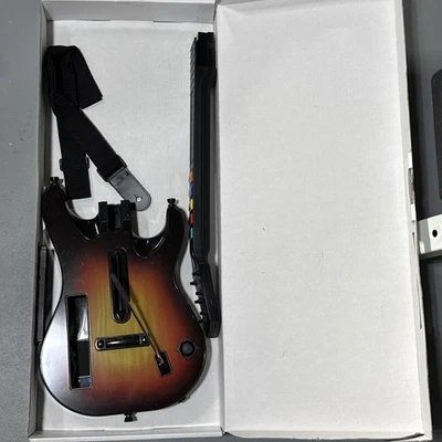 Guitar Hero III: Legends of Rock Guitar and strap (Wii, 2007) NO GAME - Image 1 of 4