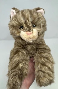 Russ Berrie realistische braune Katze Plüschtier Stofftier Spielzeug Sierra Vintage Vintage - Bild 1 von 6