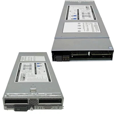 Cisco UCS B200 M4 Blade Server 2xKühler 1xUCSB-MLOM-40G-03 68-5249-05 2xSFF 2,5" - Bild 1 von 4
