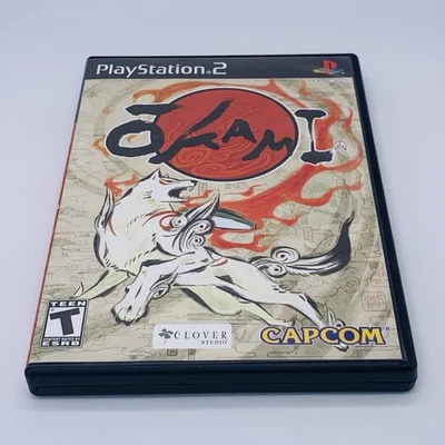 Okami Sony PlayStation 2 PS2, 2006 Black Label - Complete with Manual CIB Tested - Image 1 of 4