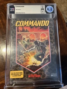 COMMANDO Atari 2600 WATA Graded 9.2 MINT SEAL A+ BRAND NEW FACTORY SEALED - Picture 1 of 9