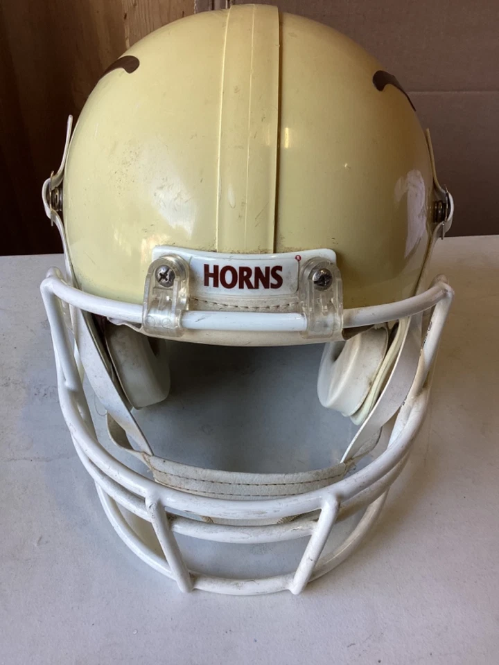 VTG Texas Longhorns Riddell Football Helmet SZ L Bowl Championship Series #10 - Image 1 of 4