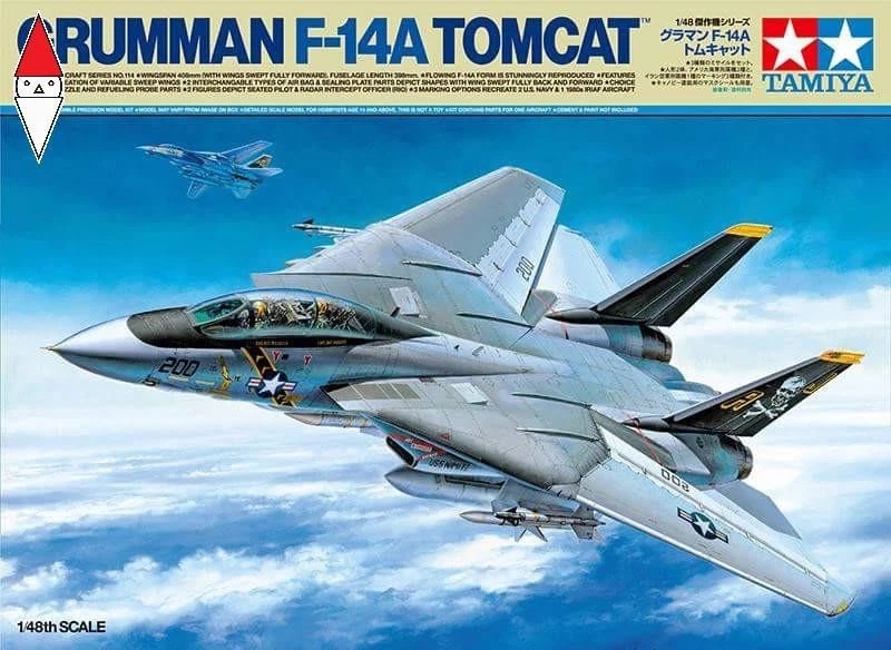 TAMIYA 1/48 GRUMMAN F14A TOMCAT - Immagine 1 di 1