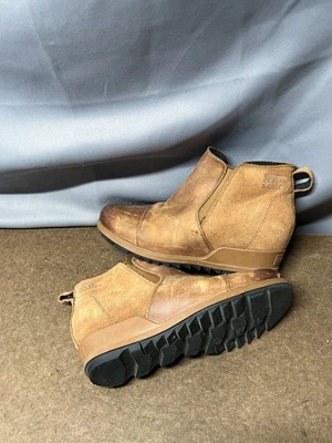 Sorel NL3816-242 Evie II Chelsea ботильоны желтовато-коричневый коричневый современный открытый женщин 8,5 - Изображение 1 из 4