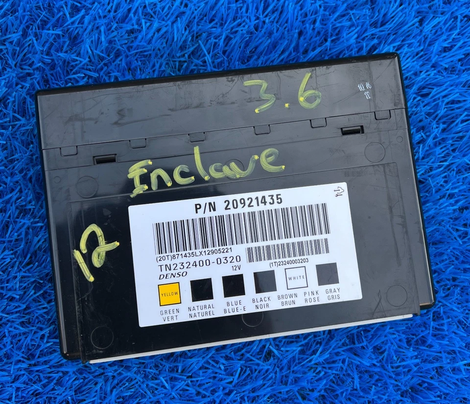 2012 GMC ACADIA Buick ENCLAVE Chevy BCM módulo de controle de corpo 20921435 fabricante de equipamento original - Imagem 1 de 1