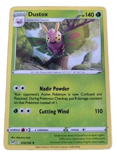 Pokemon Sammelkarte Dustox 010/196 Rare Verlorener Ursprung TCG (F2 - Bild 1 von 2