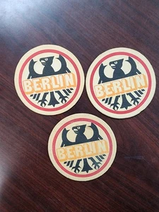Beer Collectible Set Of 3 Paper Coasters - Picture 1 of 2