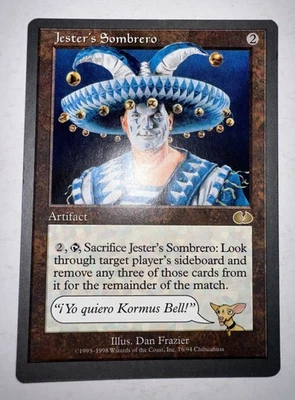 MTG * Jester's Sombrero  NM Plus  NP  Unglued Regular  SellbyCyn - Image 1 of 4