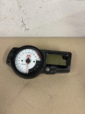 03 04 SUZUKI GSXR 1000 SPEEDO TACH GAUGES DISPLAY CLUSTER SPEEDOMETER Oem #0201 - Image 1 of 4