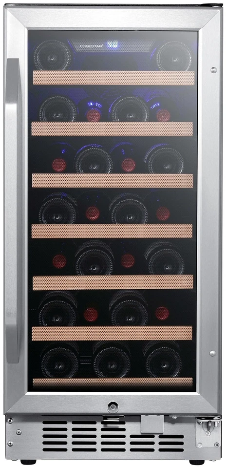Enfriador de vino EdgeStar CWR302SZ 15"W 25 botellas incorporado de una sola zona - inoxidable Foto 1 de 4