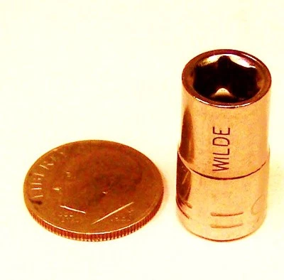 WILDE 12209 NEW 9/32" SOCKET 6 POINT 1/4 SQUARE DRIVE CHROME 7/8 L MADE IN  USA  Foto 1 de 4