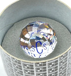 Swarovski 1987 Charter Member SCS Paperweight with Snowflake Star - Picture 1 of 9