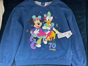 Disneyland 70th Anniversary Minnie & Daisy Sweatshirt (Youth 11/12) NWT - Picture 1 of 4