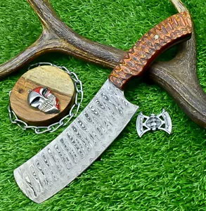 Custom made Damascus steel Chopper Knife - Professional Butcher knife, SN-075 - Picture 1 of 9