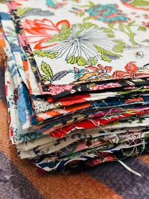 200 piece pre cut charm pack 4" squares scrappy fabric quilt scrap sew - Image 1 of 4