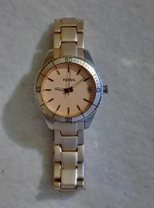 Fossil ES3045 - Peach Womens Stainless Steel Analog Dial - 5ATM - Wrist Watch - Picture 1 of 17