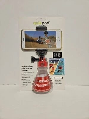 Tapa de botella de acción Quikpod DigiPower para teléfono inteligente y cámaras de acción GoPro Foto 1 de 2