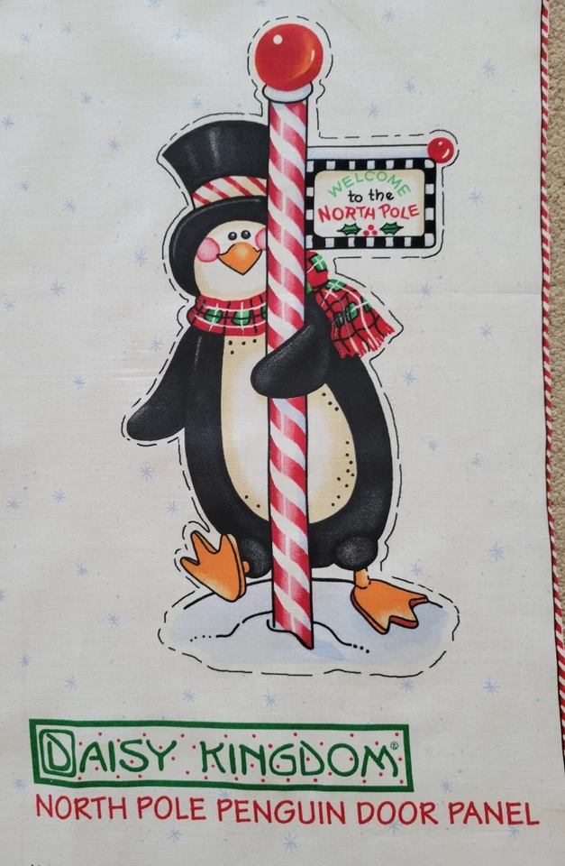 Daisy Kingdom North Pole Penguin Door Panel 1638 by Sandi Gore-evans