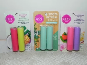 6x EOS Natural Shea; 2 pk Sweet Mint, 2 pk Pineapple + 2pk Strawberry + 6 total - Picture 1 of 4