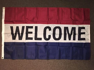 "BANDERA DE BIENVENIDA"" 3X5 - Imagen 1 de 2