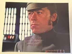 Leslie Schofield SIGNED Star Wars Chief Bast ANH 11x14 K9 holo - Picture 1 of 1