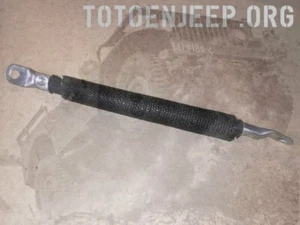 CABLE POSITIF COMMUTATEUR DEMARREUR . jeep willys GPW us ww2 - Imagen 1 de 1