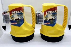 NEW Lot Of 2 Eveready ReadyFlex LED Yellow Floating Flashlight w/ Batteries Incl - Picture 1 of 4