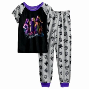 NWT Girl's Disney Descendants 3 Pajamas PJ Set 6 8 10 12 14 Audrey Evie Uma Mal - Picture 1 of 2