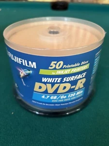 Fujifilm DVD-R 50 Pack 120 min 4.7 GB 8x New Sealed - Picture 1 of 5