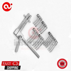 French Model Laminectomy Retractor & Six Blades Set With Hinged Arms By Ai - Picture 1 of 3