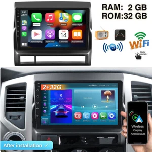 FOR TOYOTA TACOMA 2005-2013 APPLE CARPLAY ANDROID 12.0 CAR STEREO RADIO GPS NAVI - Picture 1 of 12