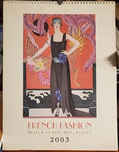 French Fashion Calendar Museum of Fine Arts, Boston 2003~ For Clipping, NO APRIL - Picture 1 of 14