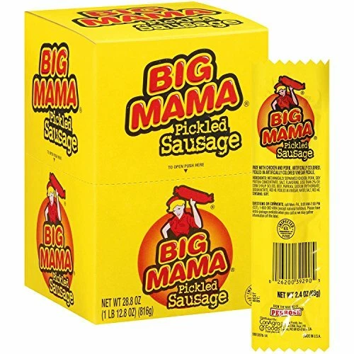 penrose Pickled Sausage Big Mama 2.4 Ounce 12 Count