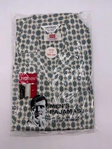 Vintage Hanes Sanforized Men’s Pajamas For The Tall Man Size M (B) NOS NEW - Picture 1 of 5